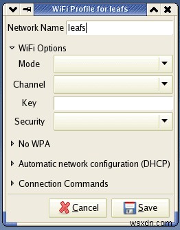 Bật WiFi trên EeeDora