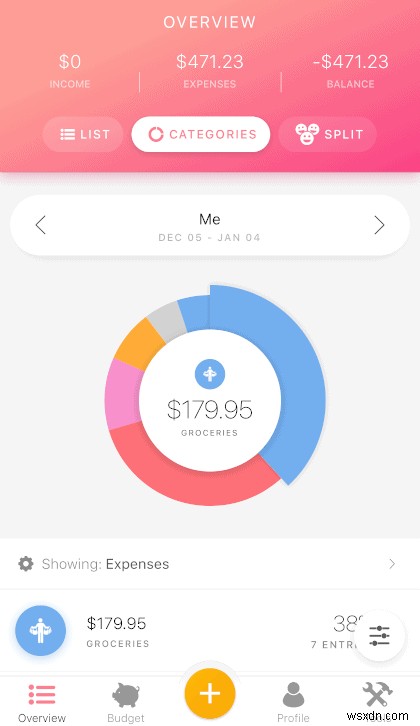 iOS App of the Month: Buddy – Theo dõi chi tiêu đơn giản, đẹp mắt