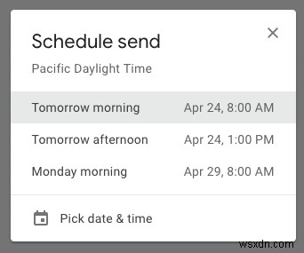 Lên lịch gửi email trong Gmail (Schedule Send) – Web và Mobile