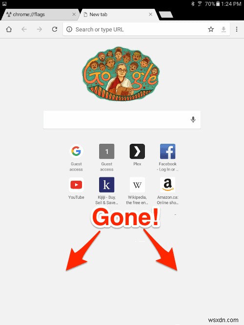 Ẩn Suggested Articles (Bài viết gợi ý) trên Chrome Android/iOS