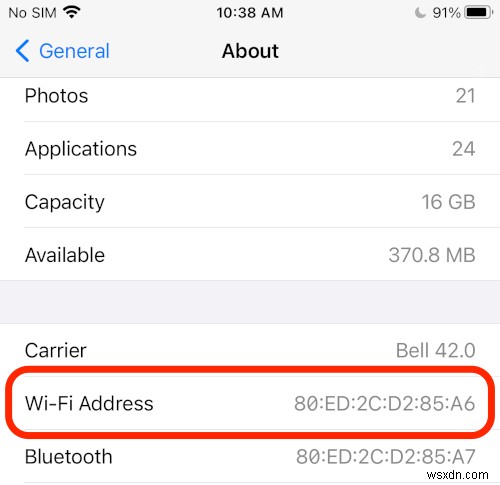 Cách xác định địa chỉ IP hoặc MAC trên iPhone/iPad