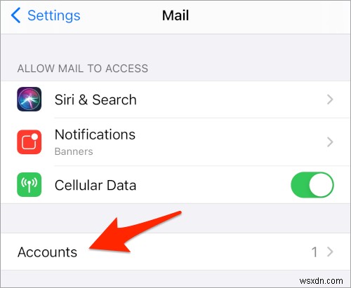 Cách thêm email Comcast (Xfinity) vào iPhone/iPad