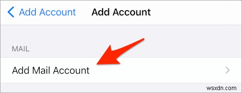 Cách thêm email Comcast (Xfinity) vào iPhone/iPad