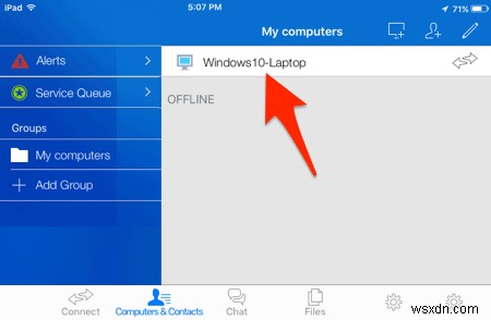 Cách điều khiển Windows 10 từ iPhone/iPad bằng TeamViewer