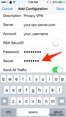 Cách cài đặt VPN trên iPhone