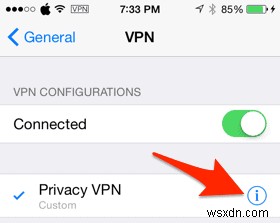 Cách cài đặt VPN trên iPhone