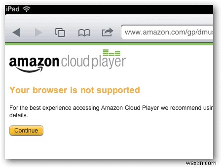 Cách nghe MP3 trên iPhone qua Amazon Cloud Player