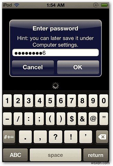 Cách điều khiển từ xa máy tính từ iPhone hoặc iPod Touch