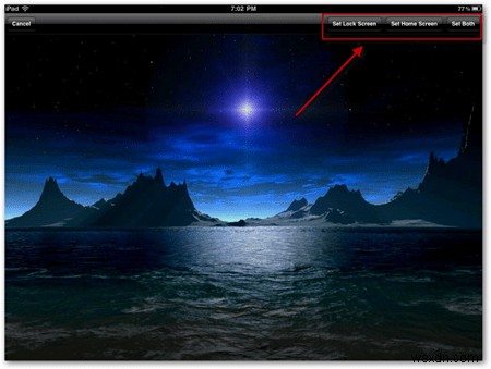 Tùy chỉnh background iPad với wallpaper miễn phí chủ đề thiên nhiên