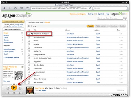 Cách dùng Amazon Cloud Player trên iPhone, iPad, iPod Touch