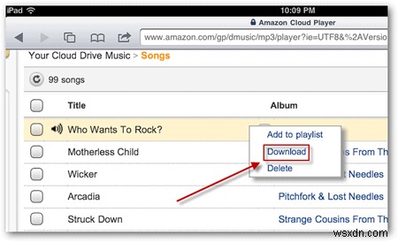 Cách dùng Amazon Cloud Player trên iPhone, iPad, iPod Touch