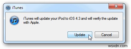 Cách nâng cấp thiết bị iOS lên phiên bản 4.3