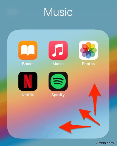Cách đổi tên thư mục trên iPhone, iPad hoặc iPod Touch