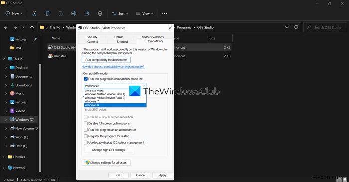 Khắc phục OBS Studio liên tục crash trên Windows PC
