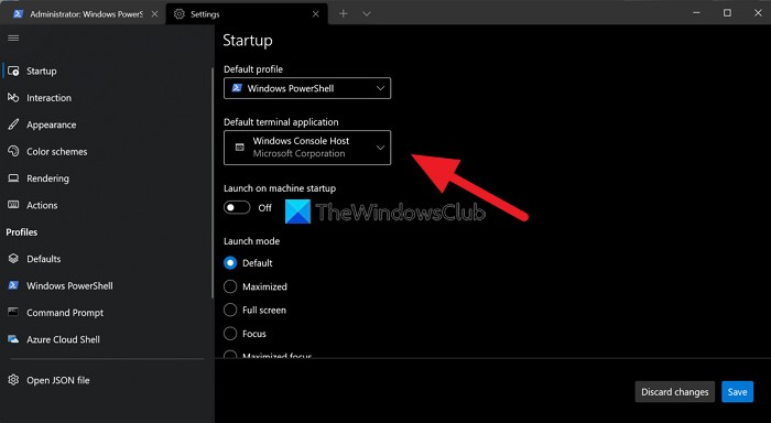 Cách thay đổi Starting Directory (Thư mục khởi đầu) trong Windows Terminal