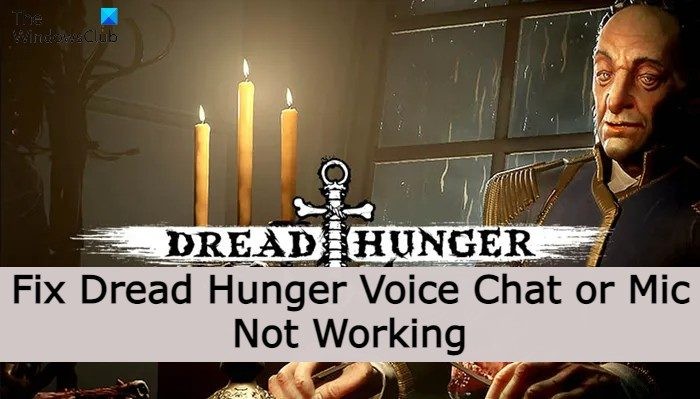Khắc phục Voice Chat hoặc Mic không hoạt động trong Dread Hunger
