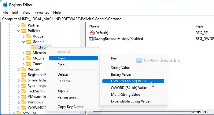 Cách ngăn Chrome hoặc Edge lưu lịch sử duyệt web và dữ liệu