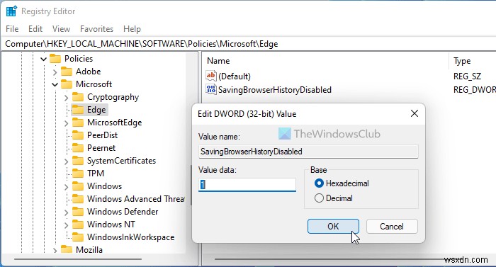 Cách ngăn Chrome hoặc Edge lưu lịch sử duyệt web và dữ liệu