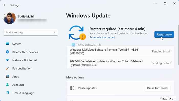 Khắc phục không thể thêm/xóa Widgets trên Windows 11