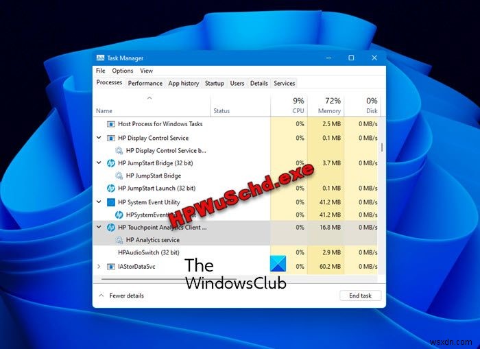 HPWuSchd.exe là gì? Có nên xóa hoặc vô hiệu hóa không?