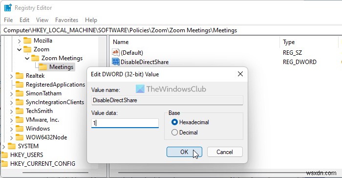 Cách bật/tắt chia sẻ tới Zoom Rooms trên Windows 11/10