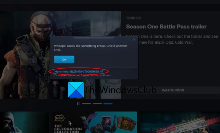 Khắc phục mã lỗi BLZBNTAGT00000BB8 trên Battle.net Launcher