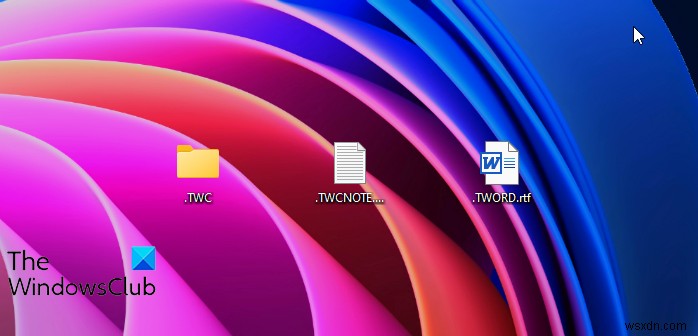 Cách tạo tên thư mục bắt đầu bằng dấu chấm trong Windows 11/10