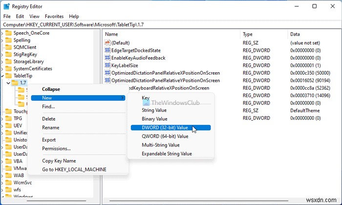 Cách Bật/Tắt Shift Lock trên Bàn phím cảm ứng trong Windows 11/10