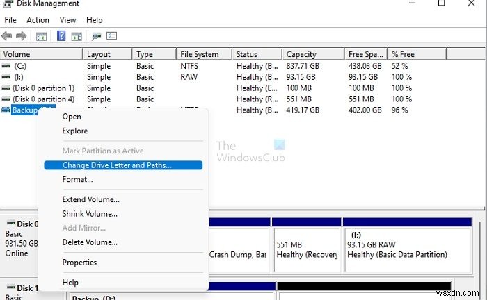 Ổ cứng mất sau khi cập nhật Windows