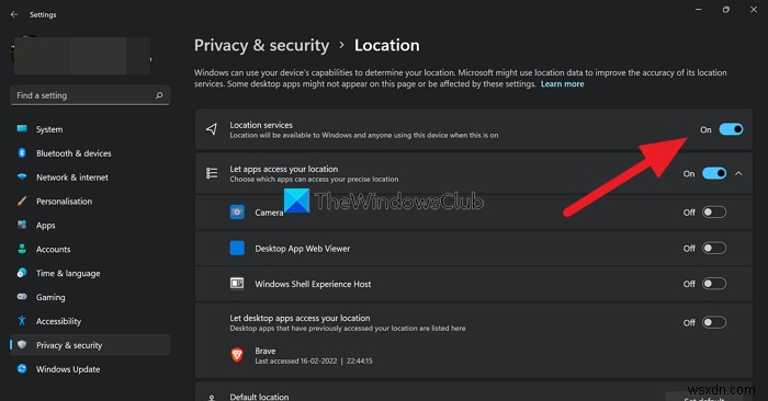 Microsoft Edge phát hiện sai vị trí địa lý - Cách khắc phục