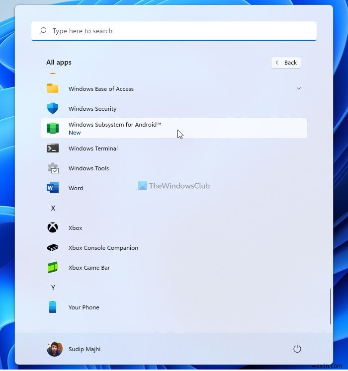 Cách cài đặt Hệ thống con Windows cho Android (WSA) trên Windows 11