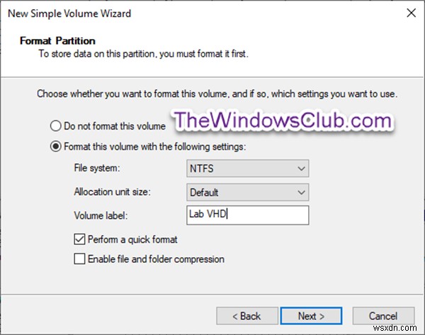 Cách tạo và thiết lập tệp VHD hoặc VHDX mới trong Windows 11/10