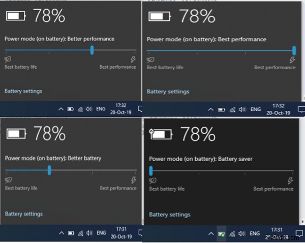 Cách điều chỉnh mức Power Mode (Chế độ nguồn) trong Windows 10