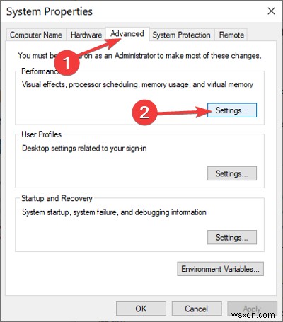 Cách sao lưu, di chuyển hoặc xóa PageFile.sys khi tắt máy trên Windows 11/10