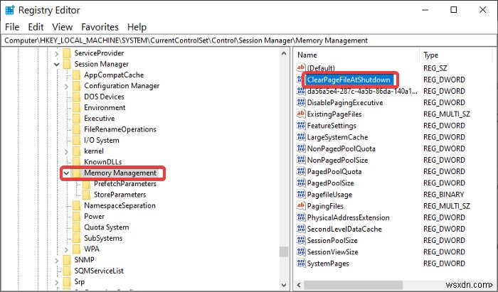 Cách sao lưu, di chuyển hoặc xóa PageFile.sys khi tắt máy trên Windows 11/10