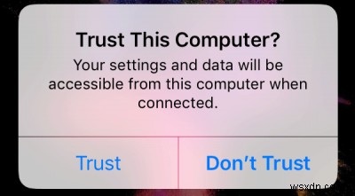Thiết bị iOS không hiển thị trong iTunes cho Windows 11/10