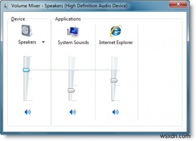 Cách mở Trộn âm và Điều khiển âm lượng trong Windows 11/10