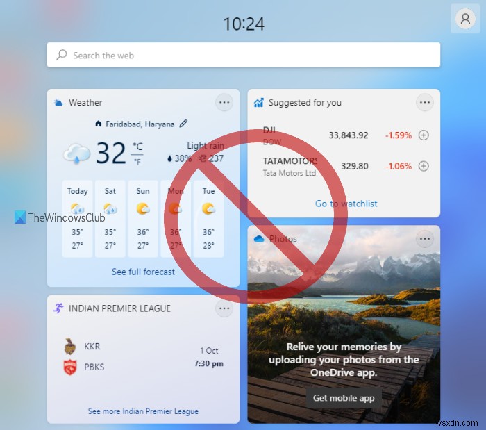 Cách tắt Widgets trong Windows 11 dùng Registry hoặc Group Policy Editor
