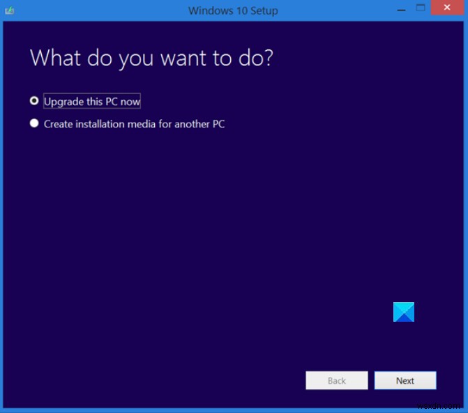 Bỏ qua thông báo It s time to update your device trên Windows 11/10