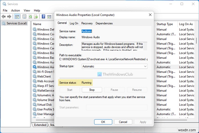 Khắc phục Volume Mixer không mở trên Windows 11