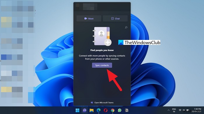 Hướng dẫn bắt đầu sử dụng Microsoft Teams (Chat) tích hợp sẵn trên Windows 11
