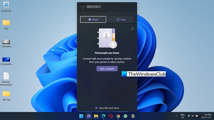 Hướng dẫn bắt đầu sử dụng Microsoft Teams (Chat) tích hợp sẵn trên Windows 11