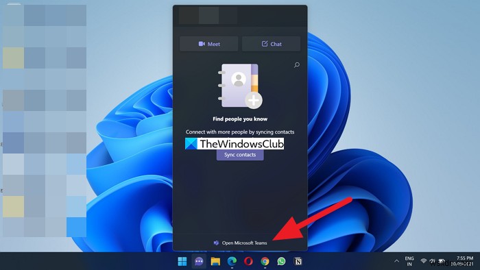 Hướng dẫn bắt đầu sử dụng Microsoft Teams (Chat) tích hợp sẵn trên Windows 11