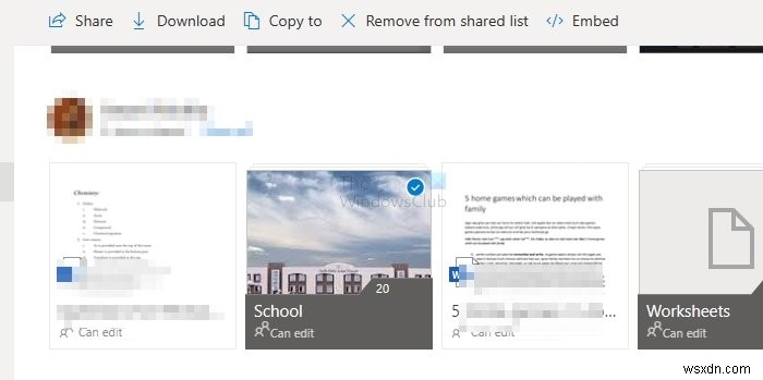 Sửa lỗi OneDrive Unable to move shortcut khi di chuyển thư mục chia sẻ