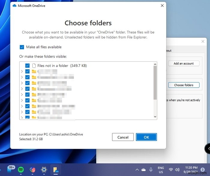 Sửa lỗi OneDrive Unable to move shortcut khi di chuyển thư mục chia sẻ