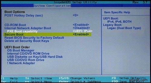Lỗi The selected boot device failed (Thiết bị khởi động được chọn thất bại) trên Windows 11/10