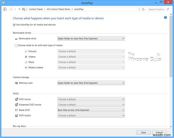 Cách bật hoặc tắt AutoPlay trong Windows 11/10