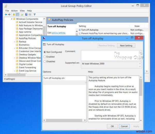 Cách bật hoặc tắt AutoPlay trong Windows 11/10