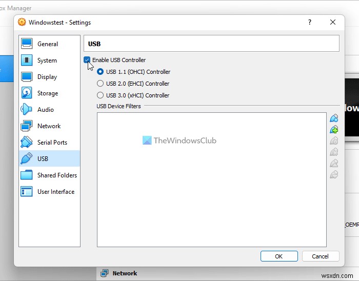 Khắc phục lỗi VirtualBox không gắn được thiết bị USB vào máy ảo