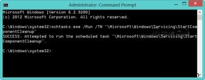 Dọn dẹp thư mục WinSxS trên Windows 11/10